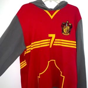 Harry Potter Gryffindor Quidditch Pullover Hoodie